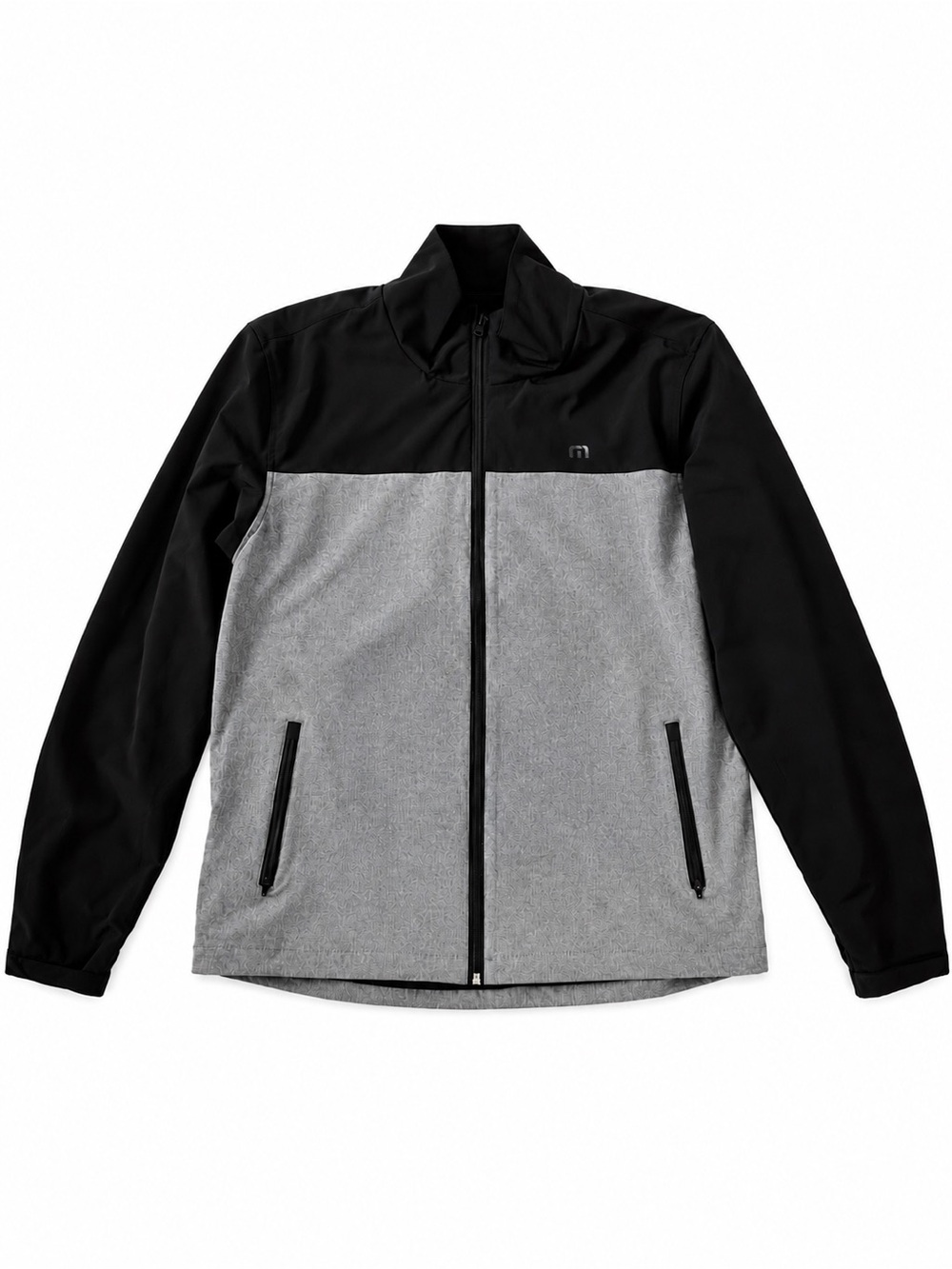 Travis Mathew Men's Colorblock Full Zip Rain Jacket size medium